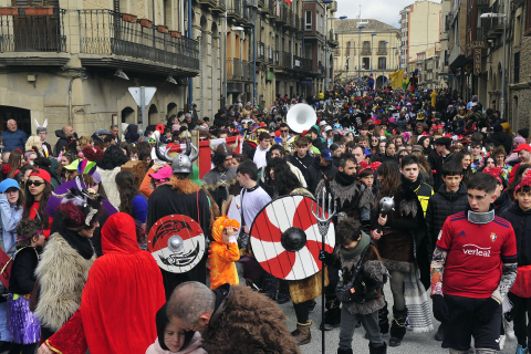 Fotos del domingo de Carnaval en Tafalla.