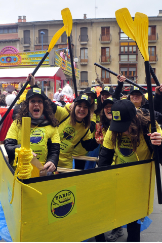 Fotos del domingo de Carnaval en Tafalla.
