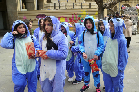 Fotos del domingo de Carnaval en Tafalla.