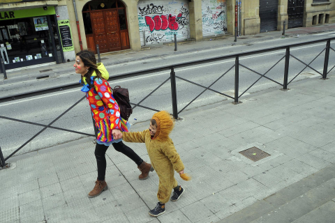 Fotos del domingo de Carnaval en Tafalla.