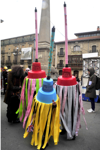 Fotos del domingo de Carnaval en Tafalla.