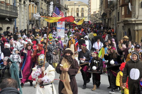 Fotos del domingo de Carnaval en Tafalla.