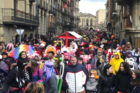 Fotos del domingo de Carnaval en Tafalla.