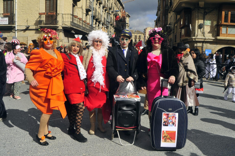 Fotos del domingo de Carnaval en Tafalla.