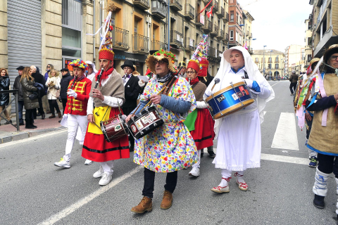 Fotos del domingo de Carnaval en Tafalla.