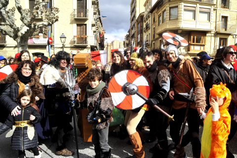 Fotos del domingo de Carnaval en Tafalla.