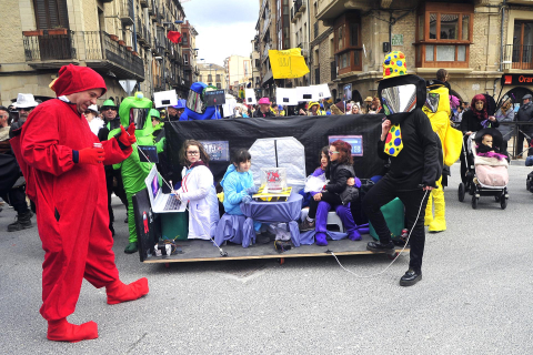 Fotos del domingo de Carnaval en Tafalla.