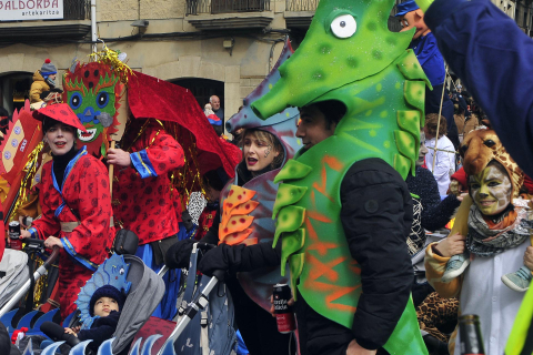 Fotos del domingo de Carnaval en Tafalla.