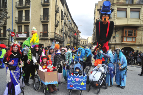 Fotos del domingo de Carnaval en Tafalla.