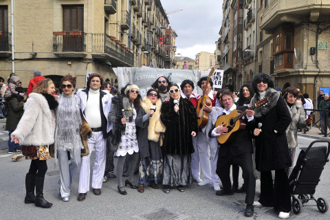 Fotos del domingo de Carnaval en Tafalla.