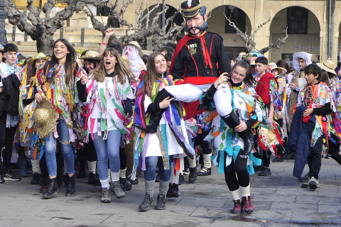 Fotos del domingo de Carnaval en Tafalla.