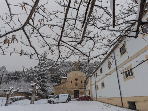 Fotos de la nevada de este lunes en Tierra Estella.