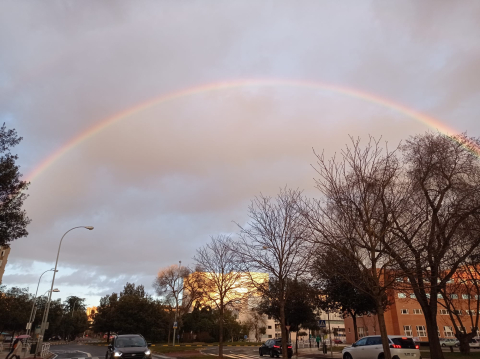 Arcoíris en Pamplona