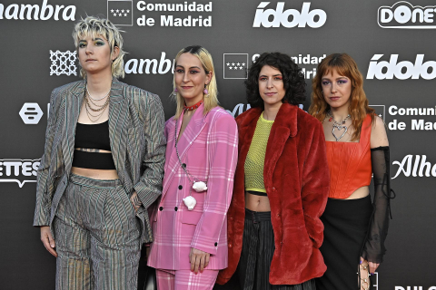 Imágenes de la alfombra roja de los premios 'Ídolo'