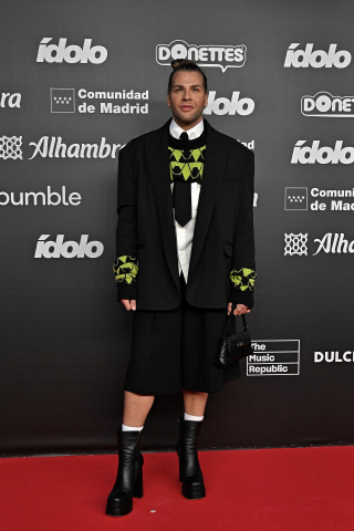 Imágenes de la alfombra roja de los premios 'Ídolo'