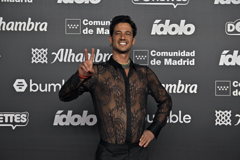 Imágenes de la alfombra roja de los premios 'Ídolo'