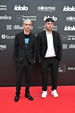 Imágenes de la alfombra roja de los premios 'Ídolo'