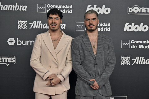 Imágenes de la alfombra roja de los premios 'Ídolo'