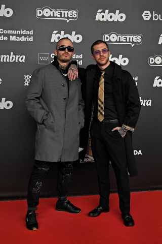 Imágenes de la alfombra roja de los premios 'Ídolo'