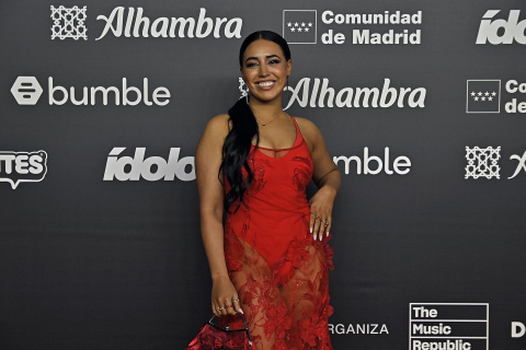 Imágenes de la alfombra roja de los premios 'Ídolo'