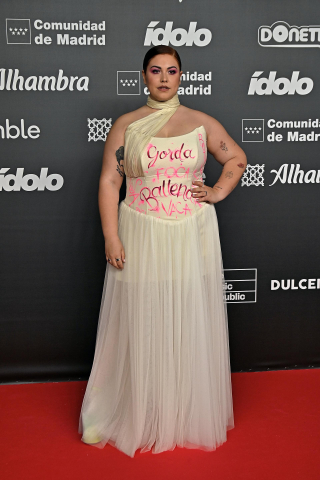 Imágenes de la alfombra roja de los premios 'Ídolo'