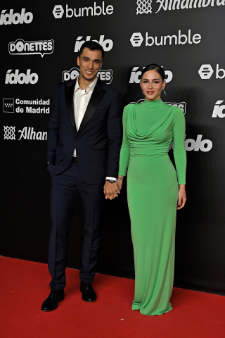 Imágenes de la alfombra roja de los premios 'Ídolo'
