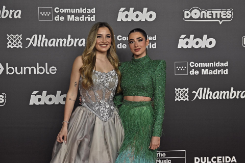 Imágenes de la alfombra roja de los premios 'Ídolo'