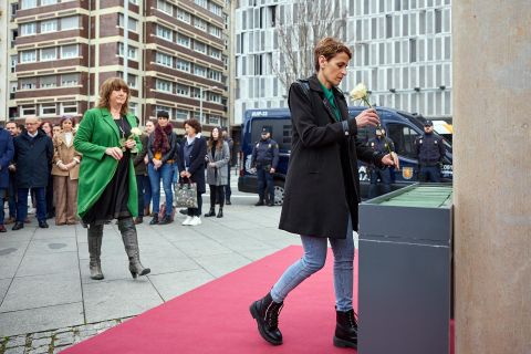 Acto del Gobierno de Navarra en homenaje a las víctimas del terrorismo en el aniversario de los atentados del 11-M.