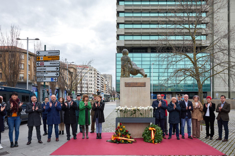 Acto del Gobierno de Navarra en homenaje a las víctimas del terrorismo en el aniversario de los atentados del 11-M.