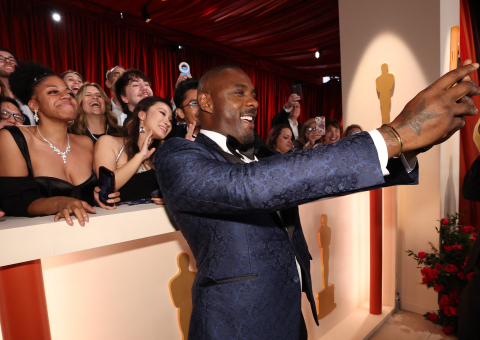 Imagen de la alfombra roja de los premios Oscar 2023. /