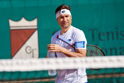 Fotos de la visita de David Ferrer a Pamplona.