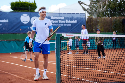Fotos de la visita de David Ferrer a Pamplona.