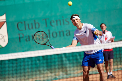 Fotos de la visita de David Ferrer a Pamplona.