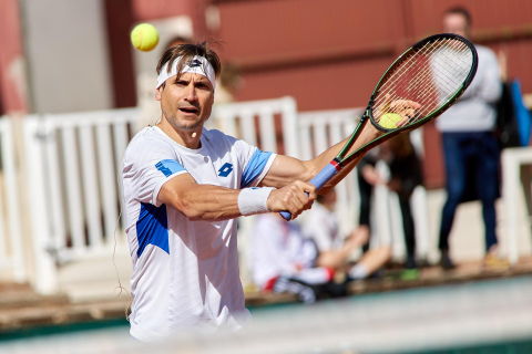 Fotos de la visita de David Ferrer a Pamplona.