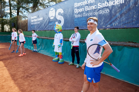 Fotos de la visita de David Ferrer a Pamplona.