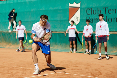 Fotos de la visita de David Ferrer a Pamplona.