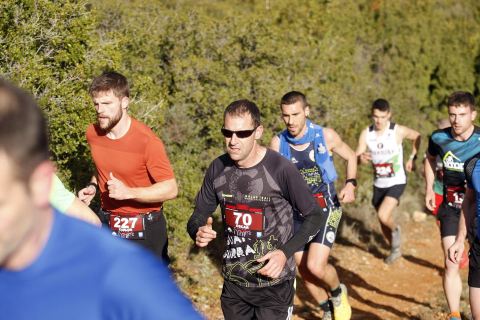Fotos de los participantes en la Montejurra Trail.