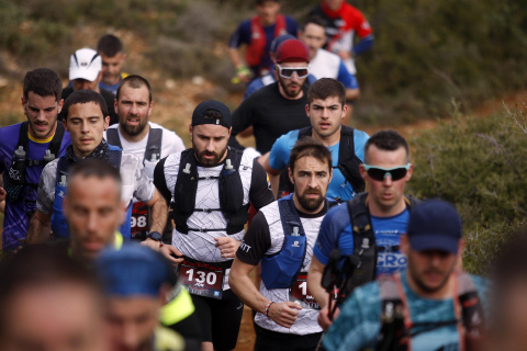Fotos de los participantes en la Montejurra Trail.