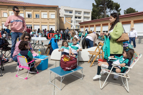 Fotos de la Operación Bocata del colegio Anunciata de Tudela.