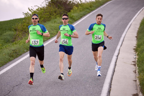 Participantes en la II Carrera de las Empresas - DN Management en Cordovilla.