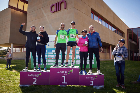 Participantes en la II Carrera de las Empresas - DN Management en Cordovilla.