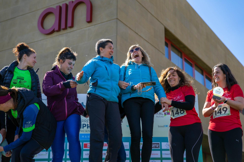 Participantes en la II Carrera de las Empresas - DN Management en Cordovilla.