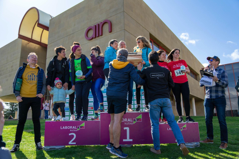 Participantes en la II Carrera de las Empresas - DN Management en Cordovilla.