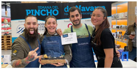 Semifinalista de la Semana del Pincho de Navarra 2023./