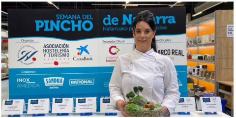 Semifinalista de la Semana del Pincho de Navarra 2023./