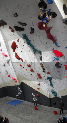 Fotos del Campeonato navarro de escalada de dificultad