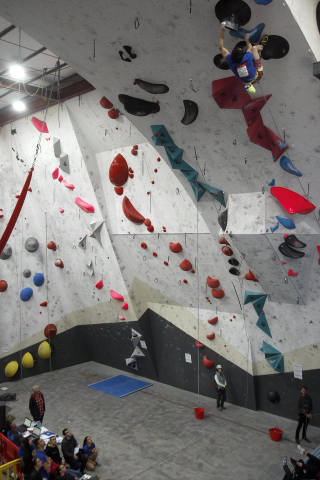 Fotos del Campeonato navarro de escalada de dificultad