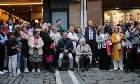 Procesión del Santo Entierro del Viernes Santo en Pamplona.