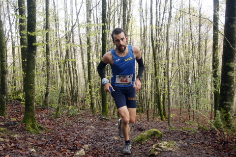 Fotos del Campeonato Navarro de trail running con subida al alto de Bargagain.