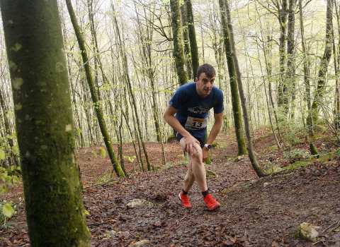 Fotos del Campeonato Navarro de trail running con subida al alto de Bargagain.